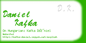 daniel kafka business card